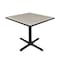 Cain Square Tables > Breakroom Tables > Cain Square & Round Tables, Wood, Metal Top, Maple TB4242PL - alternate 1